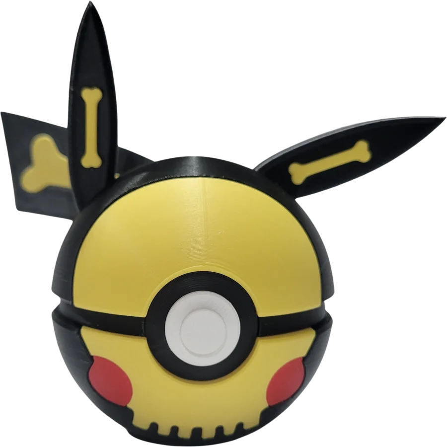 Pokeball Pikachu Calavera
